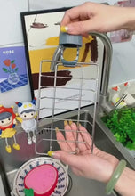 Adjustable Faucet Drainage Shelf Kitchen Sundries Storage Rack For Bathroom Soap Rag And Sponge Organize Holder