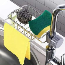 Adjustable Faucet Drainage Shelf Kitchen Sundries Storage Rack For Bathroom Soap Rag And Sponge Organize Holder